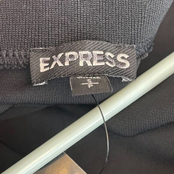 Express Womens Black Top Size S‎ Solid Thin Straps Club Sleeveless NWT - Picture 5 of 6